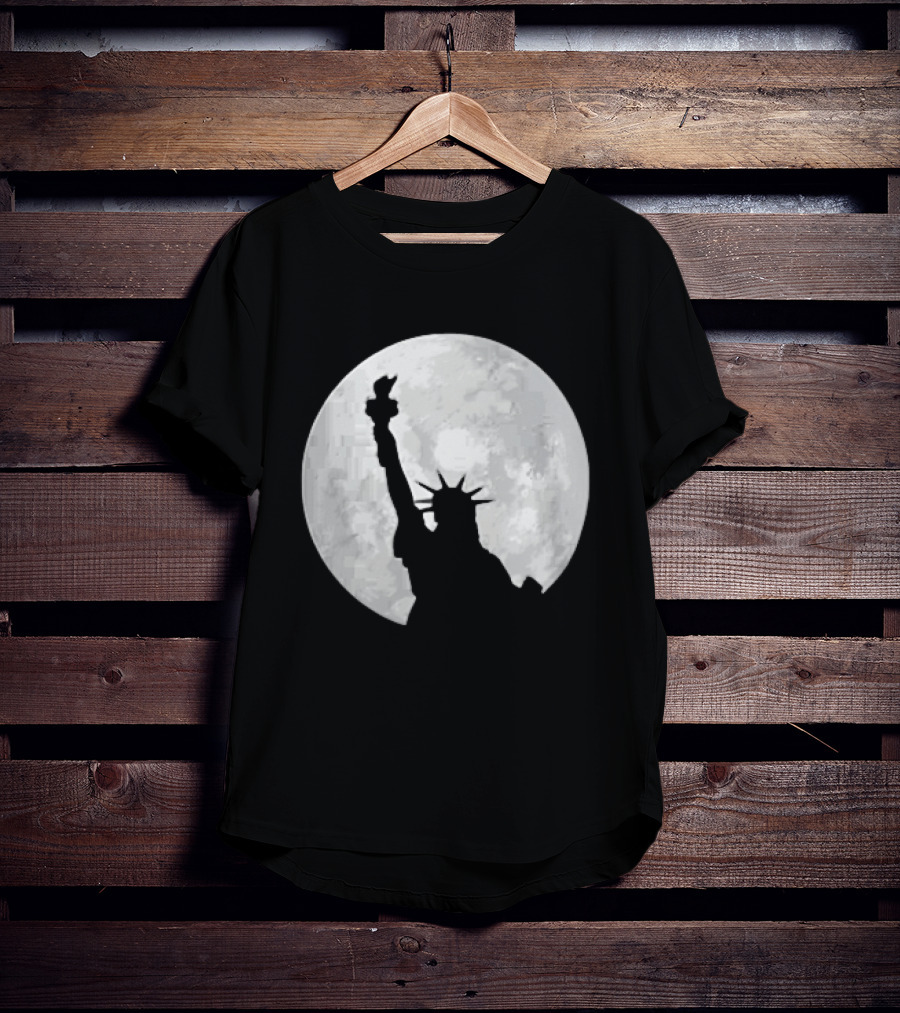 Statue Of Liberty Lunar T-Shirt