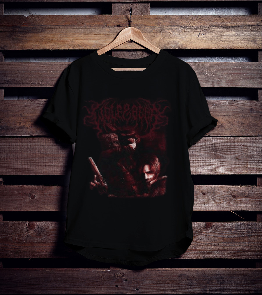 <strong>Wolf & Bear Store Evil Horror Game Character And Villain Dark Art</strong> T-Shirt