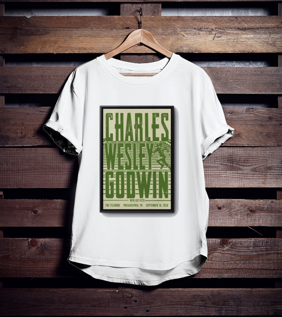 Charles Wesley Godwin The Fillmore Philadelphia PA September 18 2026 T-Shirt