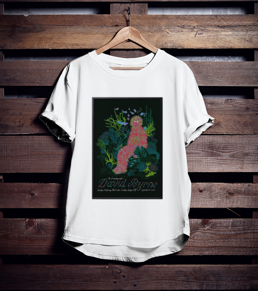 An Evening With David Byrne SPAC Saratoga Springs NY September 17 2026 T-Shirt