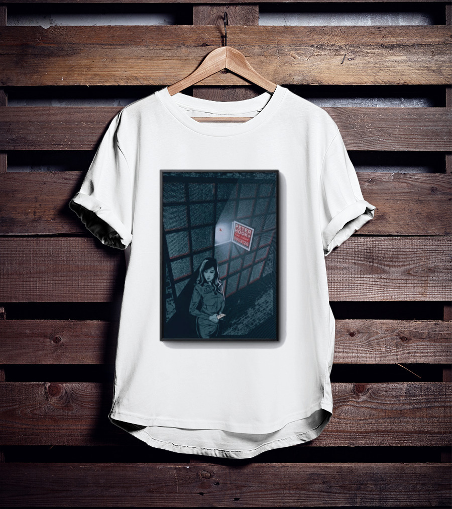 Peter Hook And The Light 9 18 2026 Del Mar CA Tour Woman In Dress Guard غرفة المراقبة T-Shirt