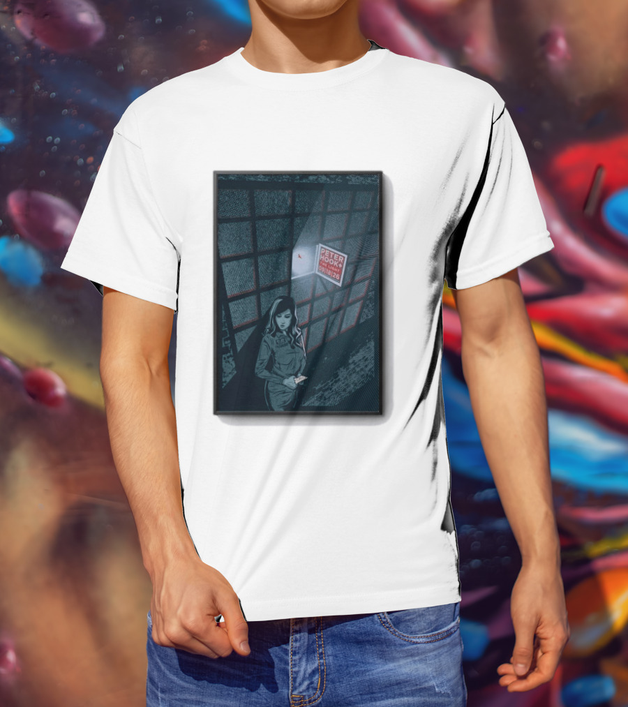Peter Hook And The Light 9 18 2026 Del Mar CA Tour Woman In Dress Guard غرفة المراقبة T-Shirt