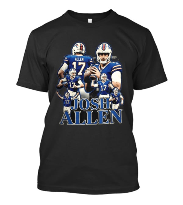 Josh Allen Buffalo Bills Multiple Poses 17 Football T-Shirt