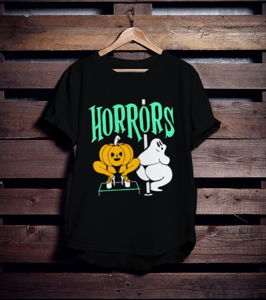 Horrors Halloween Meme Creepy Pumpkin Toilet Humor T-Shirt