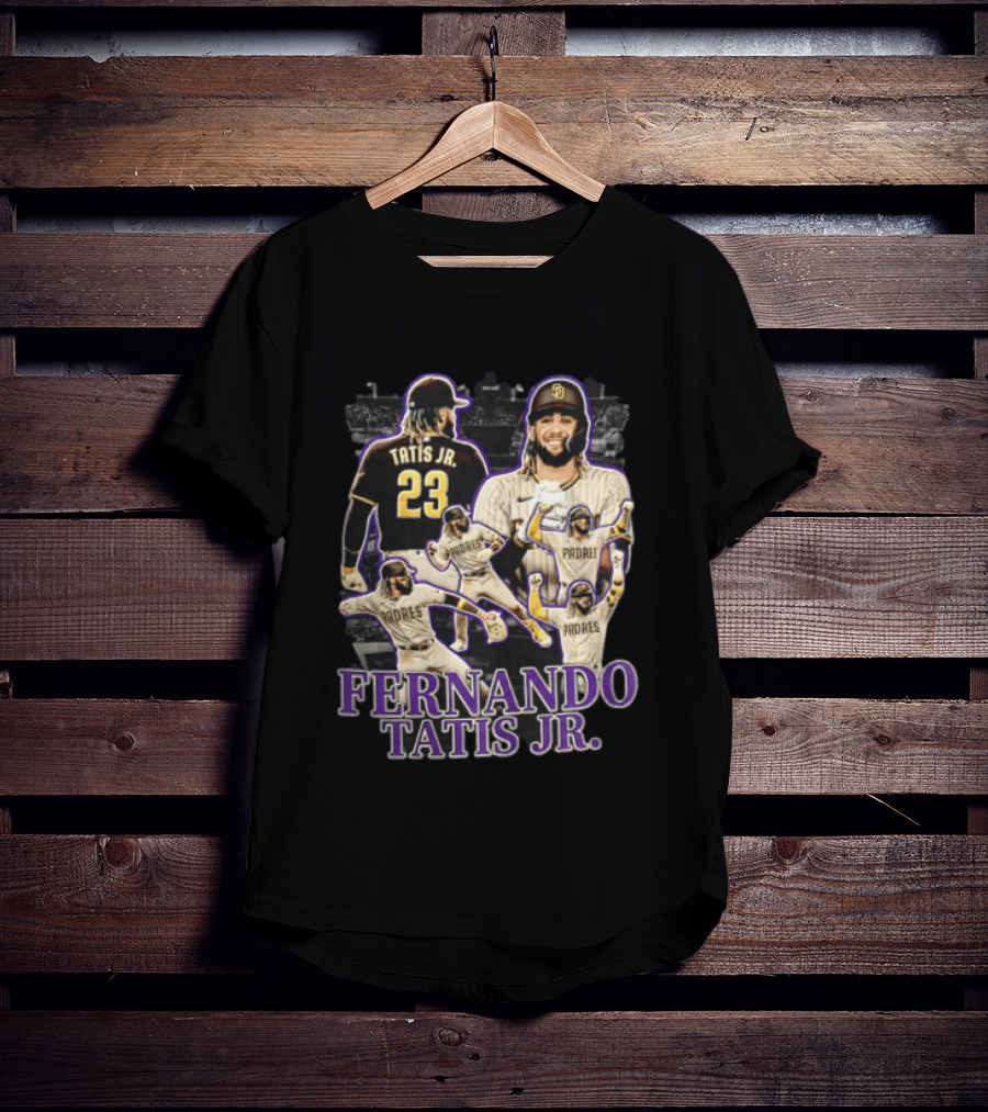 Fernando Tatis Jr San Diego Padres Baseball Player Multiple Images T-Shirt