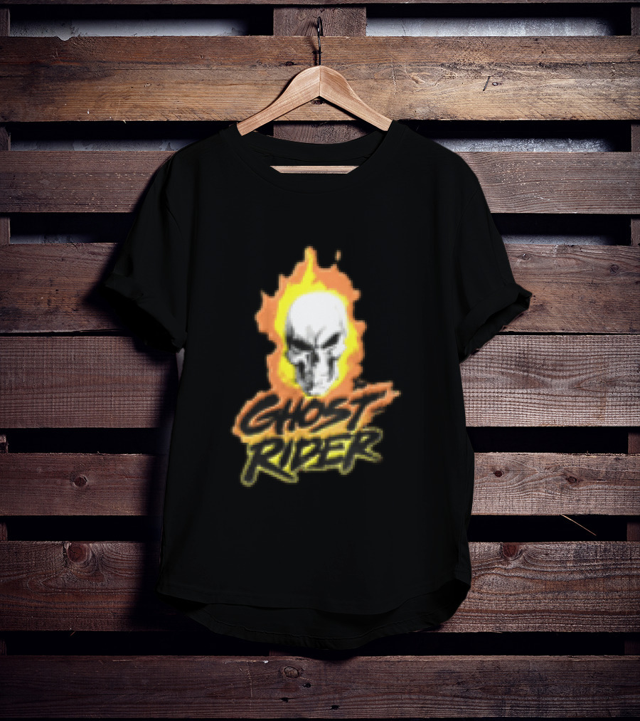 Marvel Ghost Rider Flaming Skull T-Shirt