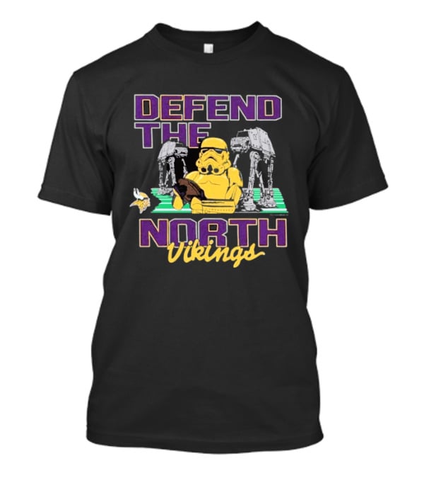 Stormtrooper Defend The North Vikings Star Wars T-Shirt