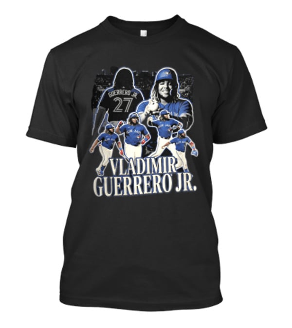 Toronto Blue Jays Vladimir Guerrero Jr. Baseball Player Collage T-Shirt