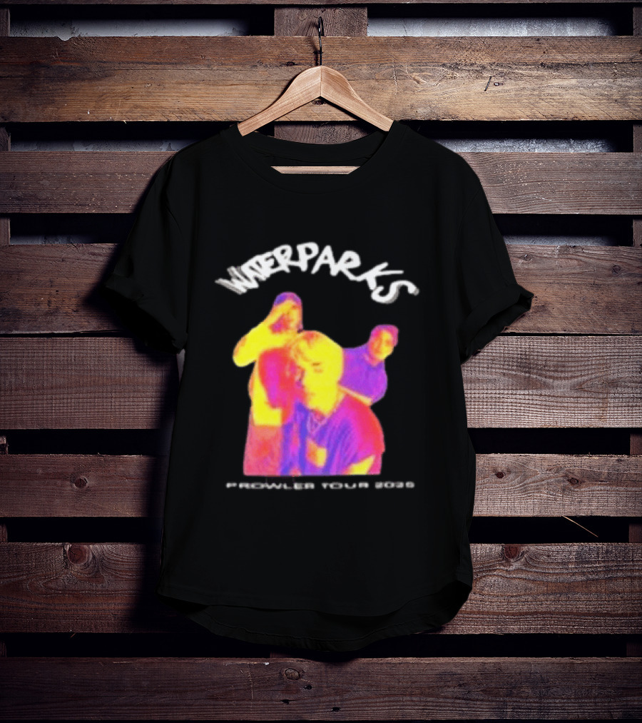 Waterparks Infrared Prowler Tour 2025 Crystallized Oceans Songs T-Shirt