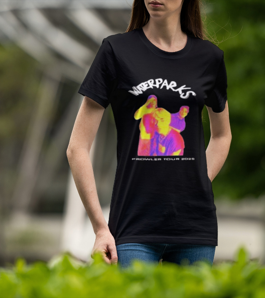 Waterparks Infrared Prowler Tour 2025 Crystallized Oceans Songs T-Shirt