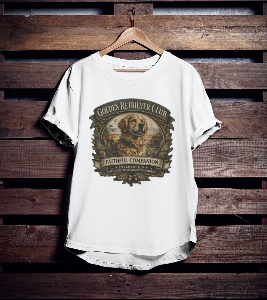 Golden Retriever Club Faithful Companion Established For Those Who Know The Breed T-Shirt