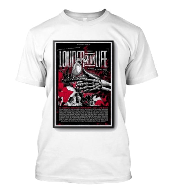 Louder Than Life Festival 2026 My Chemical Romance Iron Maiden Tool Limp Bizkit T-Shirt
