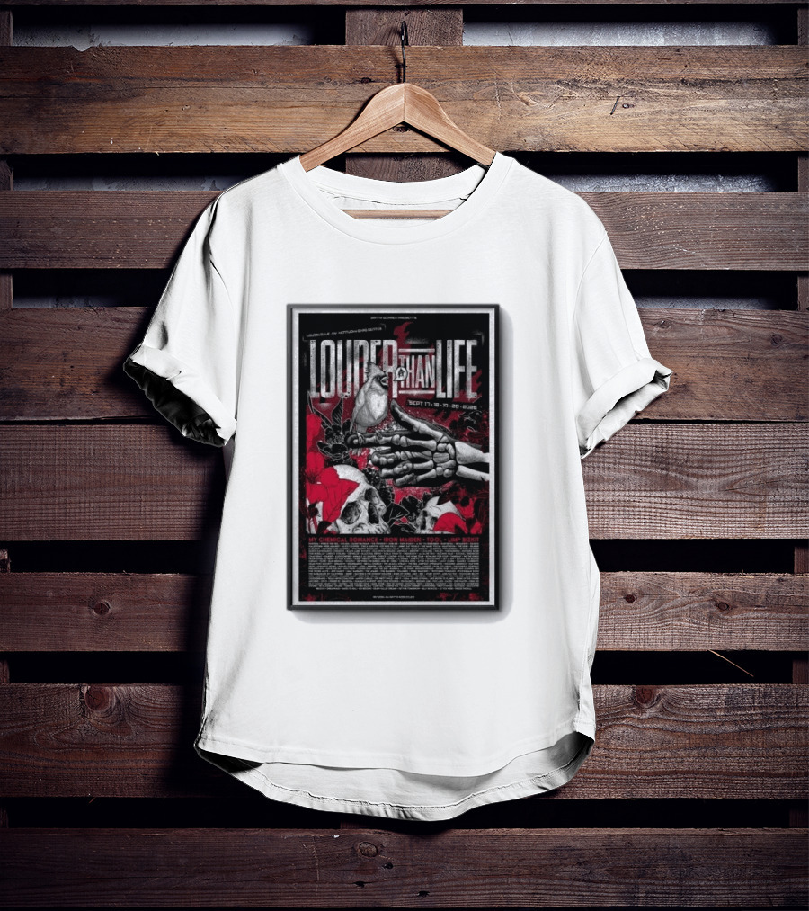 Louder Than Life Festival 2026 My Chemical Romance Iron Maiden Tool Limp Bizkit T-Shirt