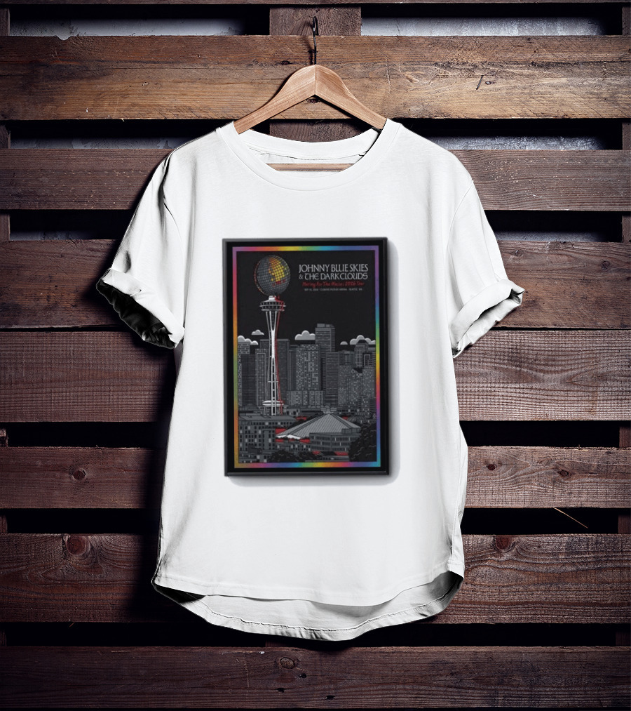 Johnny Blue Skies & The Dark Clouds Meeting For The Moment Seattle 2026 Tour Concert T-Shirt