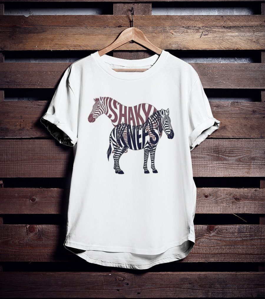 Shaky Knees Zebra Logo September 18 20 2026 Atlanta Georgia Exclusive Festival T-Shirt