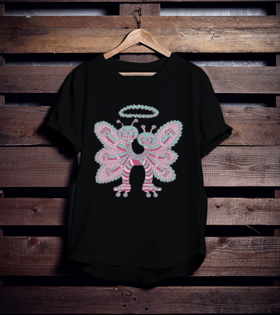 Billy Strings Twin Butterflies Roller Skates Halo T-Shirt