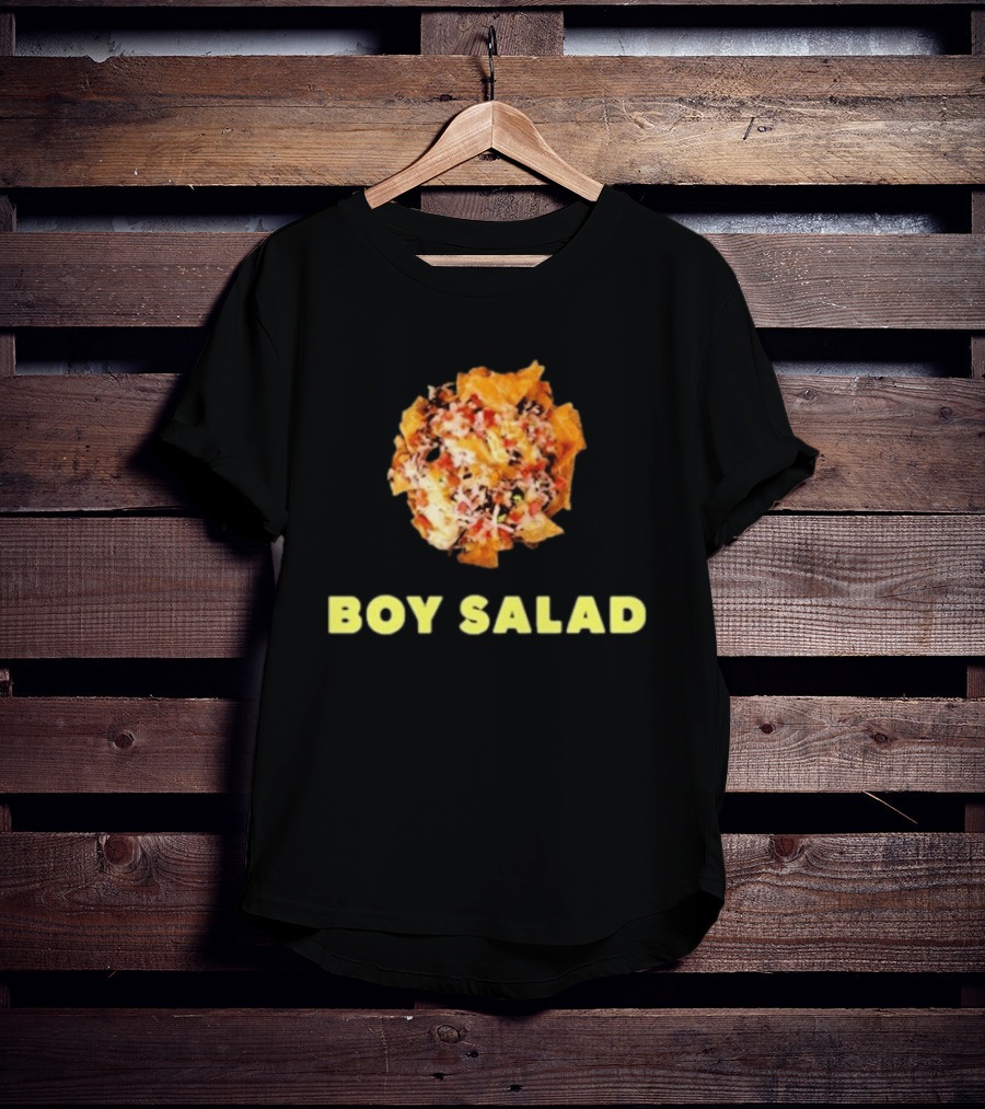 Giant Bomb Boy Salad Colorful Text Nachos T-Shirt