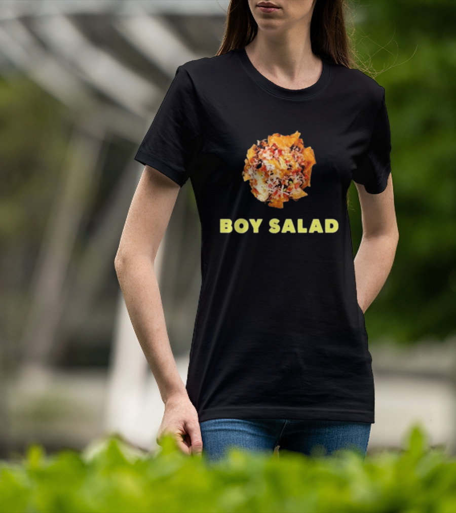 Giant Bomb Boy Salad Colorful Text Nachos T-Shirt