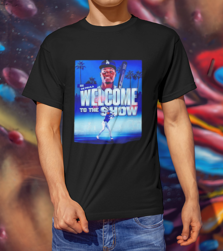 Josue De Paula Welcome To The Show Los Angeles Dodgers T-Shirt
