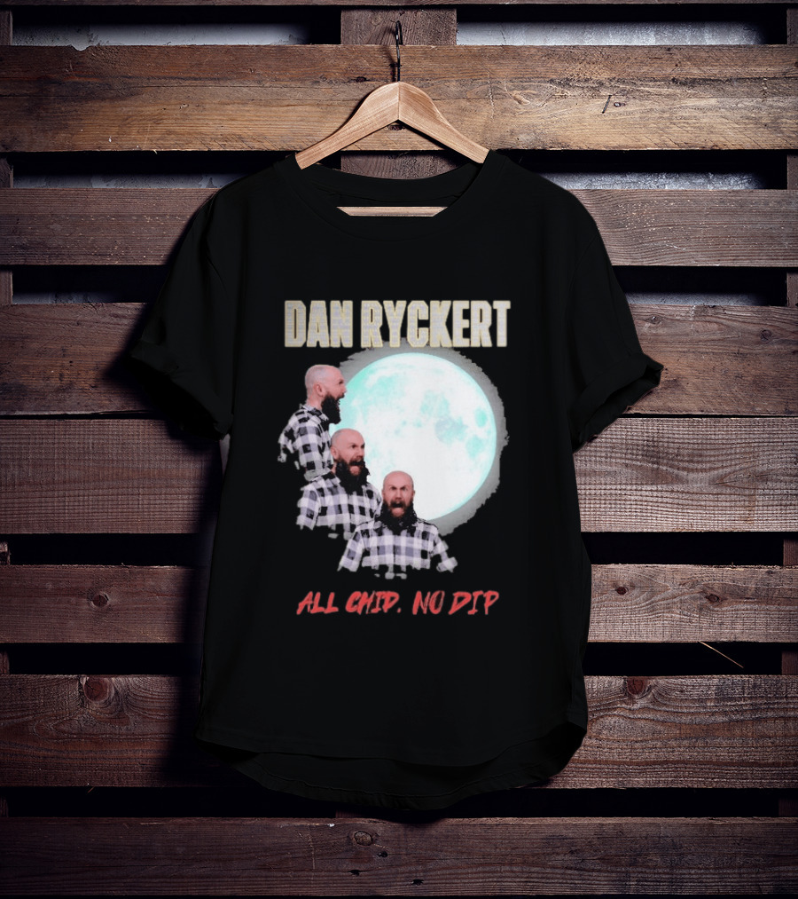Dan Ryckert All Chip No Dip Plaid Moon Expression Series T-Shirt