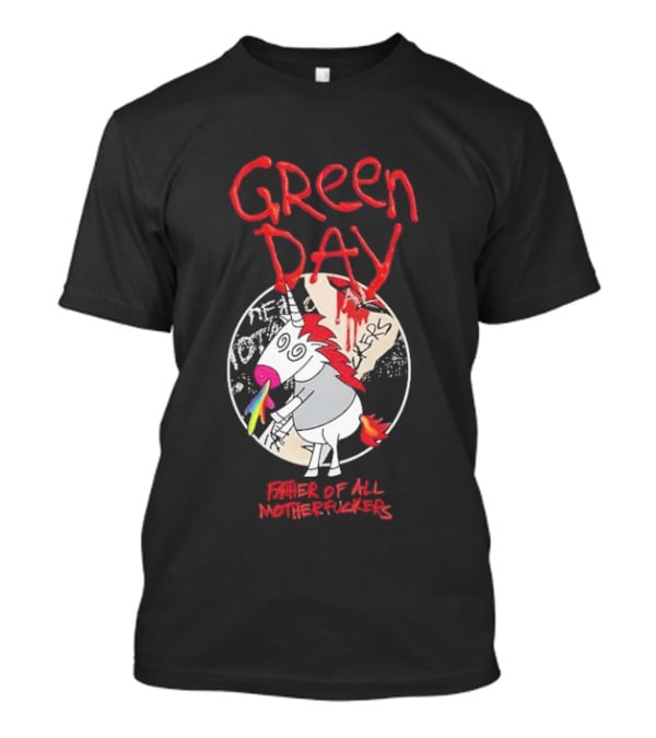 Green Day Father Of All Motherfuckers Unicorn Rainbow Cupcake T-Shirt