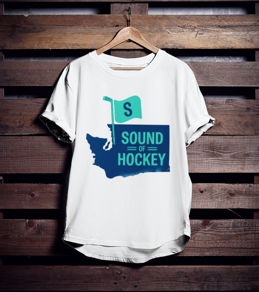 Seattle Kraken Sound Of Hockey State Flag S T-Shirt