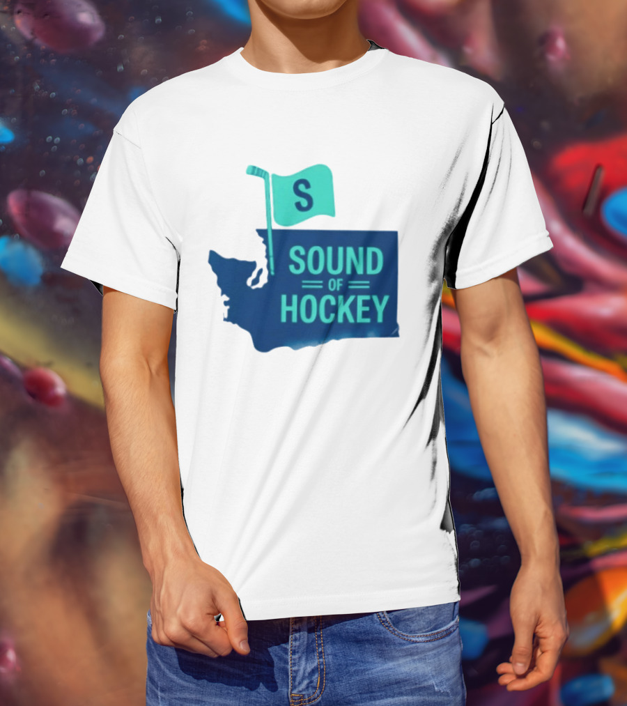 Seattle Kraken Sound Of Hockey State Flag S T-Shirt
