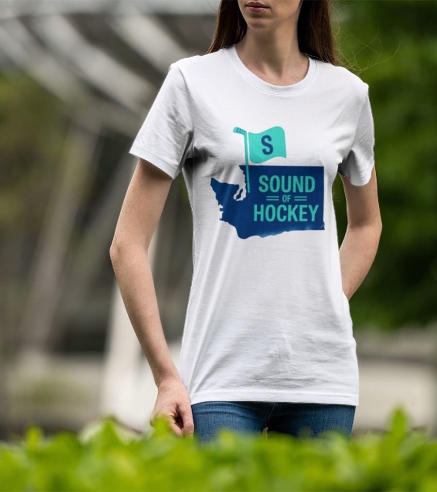 Seattle Kraken Sound Of Hockey State Flag S T-Shirt