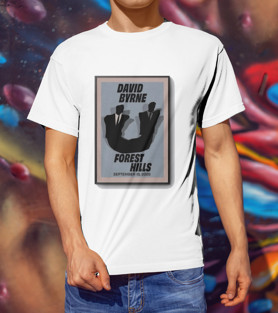 David Byrne Forest Hills September 19 2026 T-Shirt