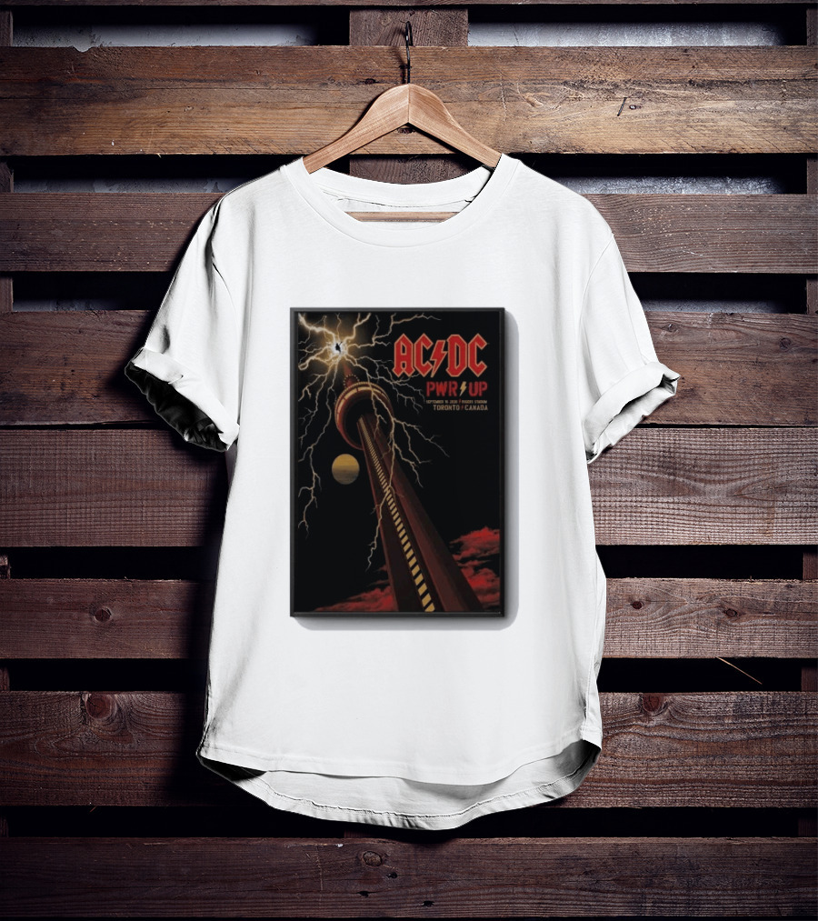 AC DC PWR UP Toronto Canada 2026 Rogers Stadium Concert T-Shirt