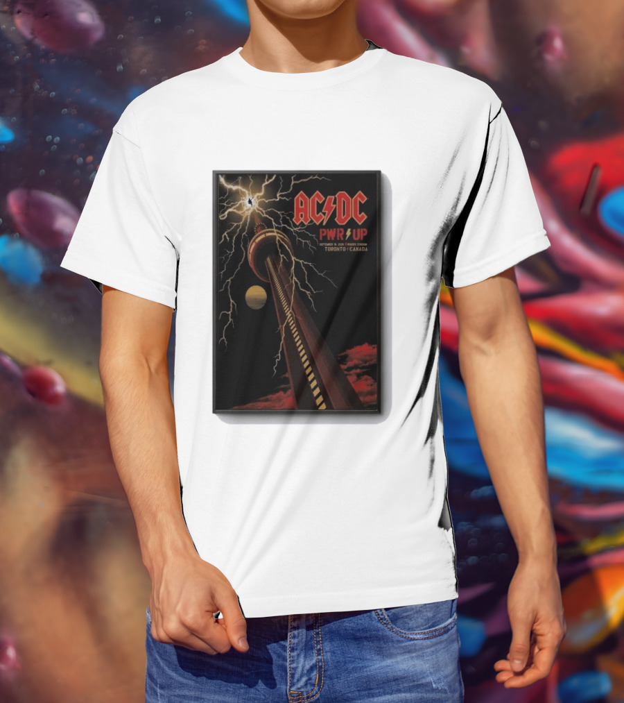 AC DC PWR UP Toronto Canada 2026 Rogers Stadium Concert T-Shirt