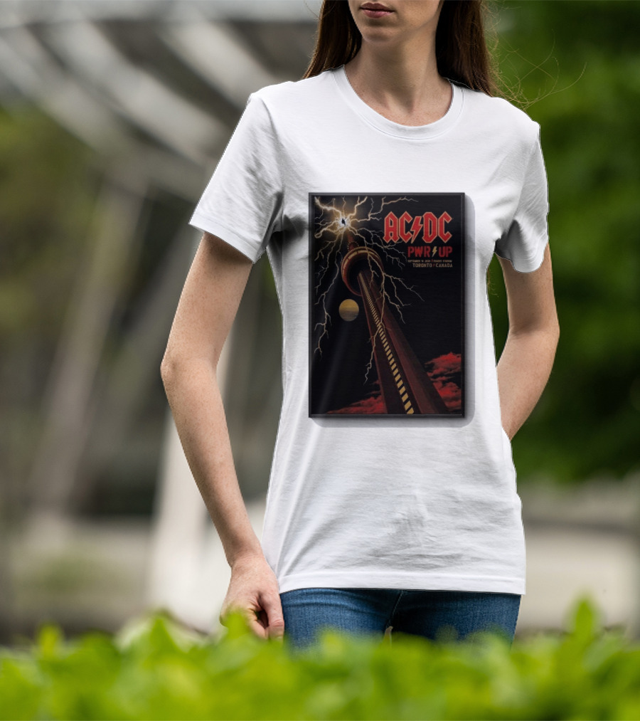 AC DC PWR UP Toronto Canada 2026 Rogers Stadium Concert T-Shirt