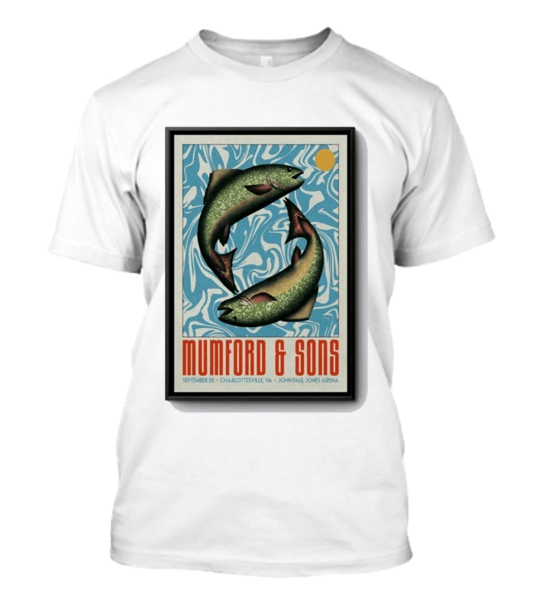 Original LIMITED Sep 20 2026 Mumford & Sons Tour John Paul Jones Arena Charlottesville T-Shirt