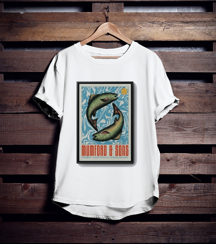 Original LIMITED Sep 20 2026 Mumford & Sons Tour John Paul Jones Arena Charlottesville T-Shirt