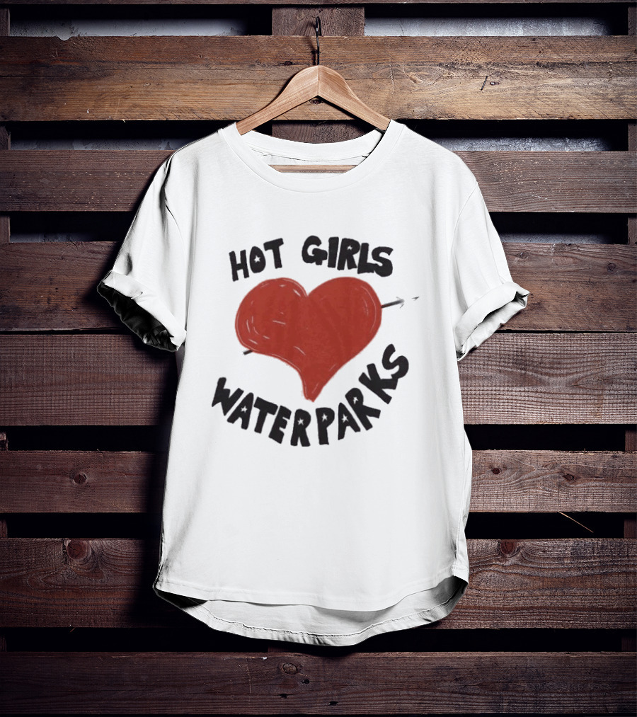 Waterparks Hot Girls Heart Arrow Cropped Baby Top T-Shirt