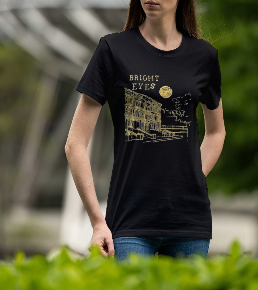 Bright Eyes I'm Wide Awake It's Morning Sun And Building Scene T-Shirt
