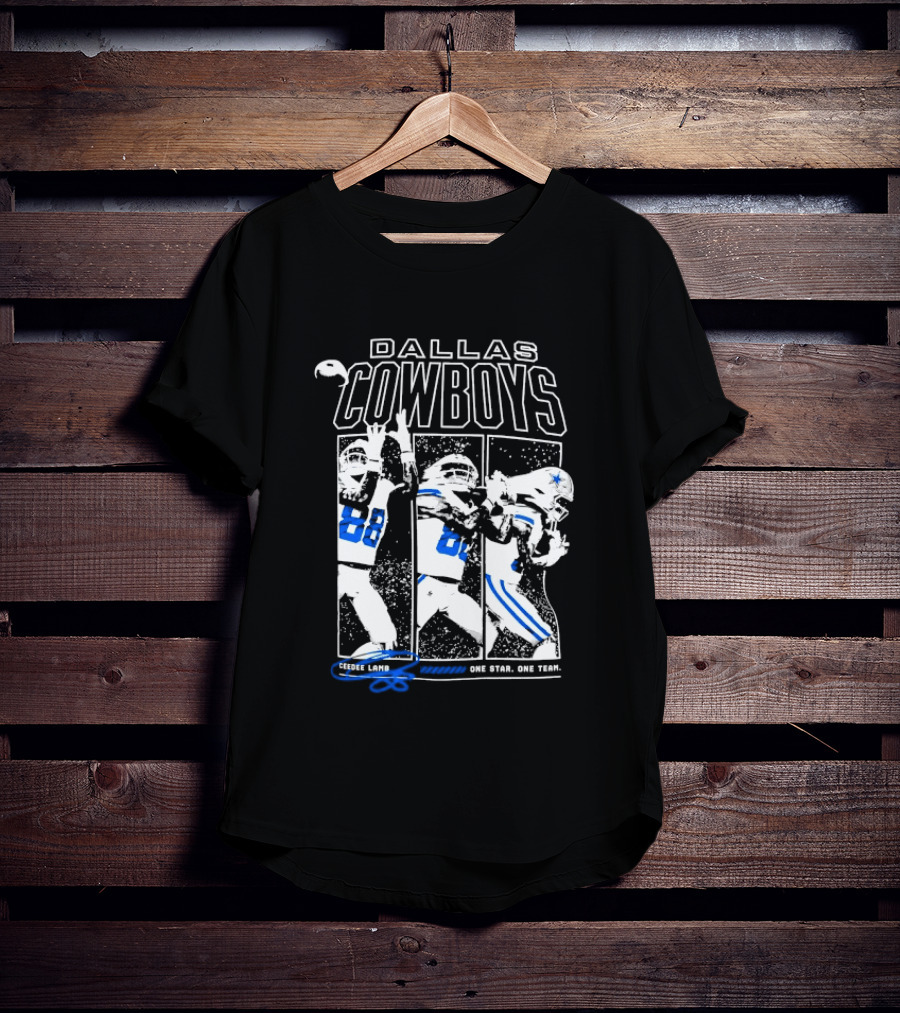 Dallas Cowboys CeeDee Lamb 88 One Star One Team T-Shirt