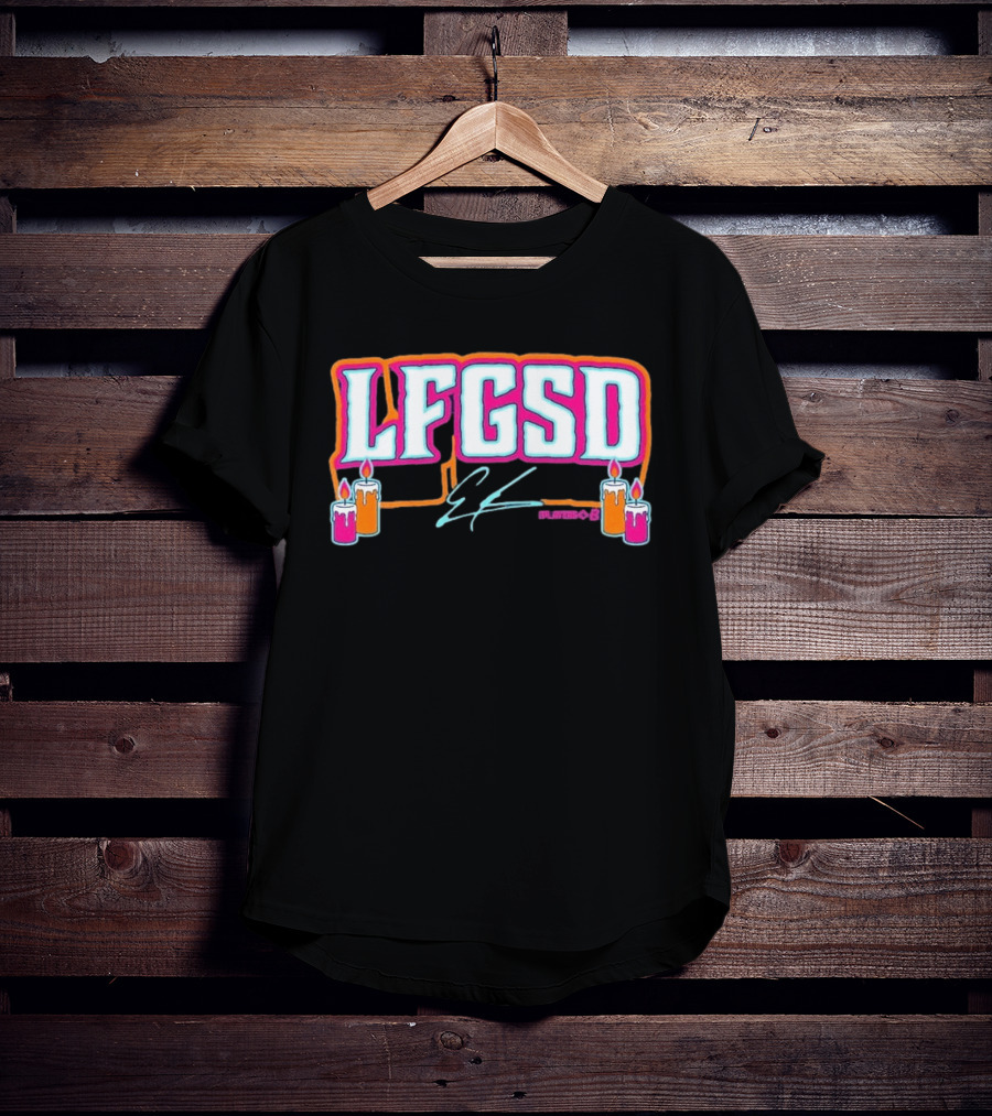 LFGSD Ethan Salas Signature Candles T-Shirt
