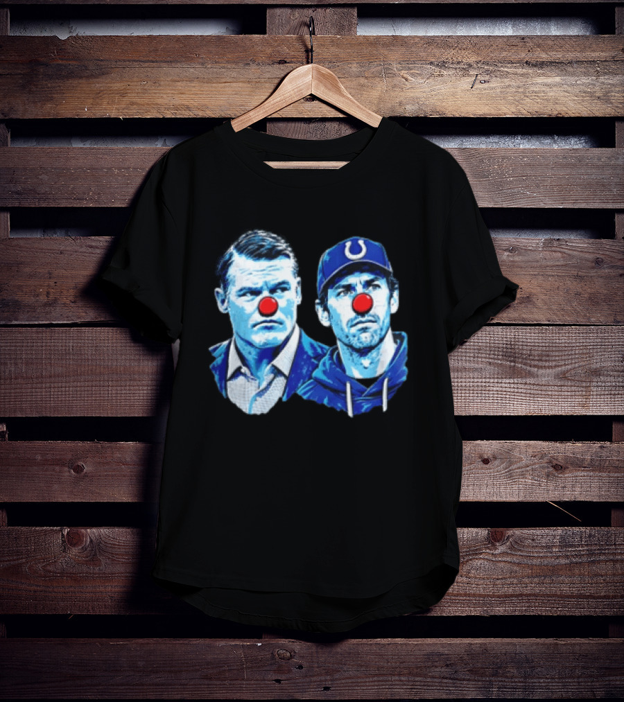 Indianapolis Colts Matt Ryan Red Clown Noses Two Men T-Shirt