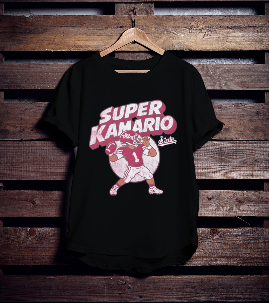 Super KaMario State No 1 Mississippi Bulldogs Football T-Shirt