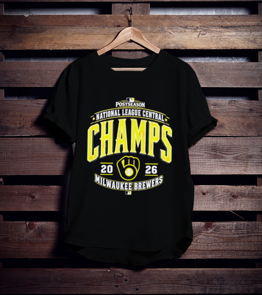 Milwaukee Brewers National League Central Champs 2026 T-Shirt