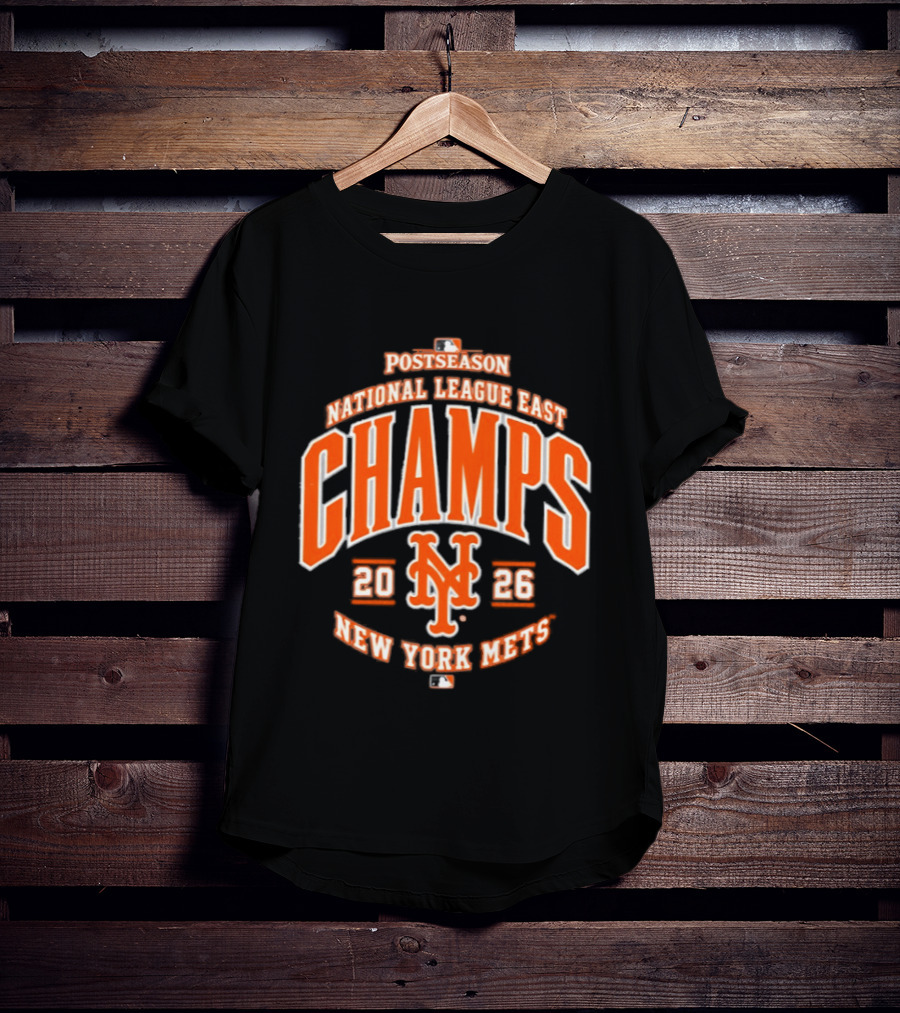 New York Mets 2026 National League East Champs Postseason T-Shirt