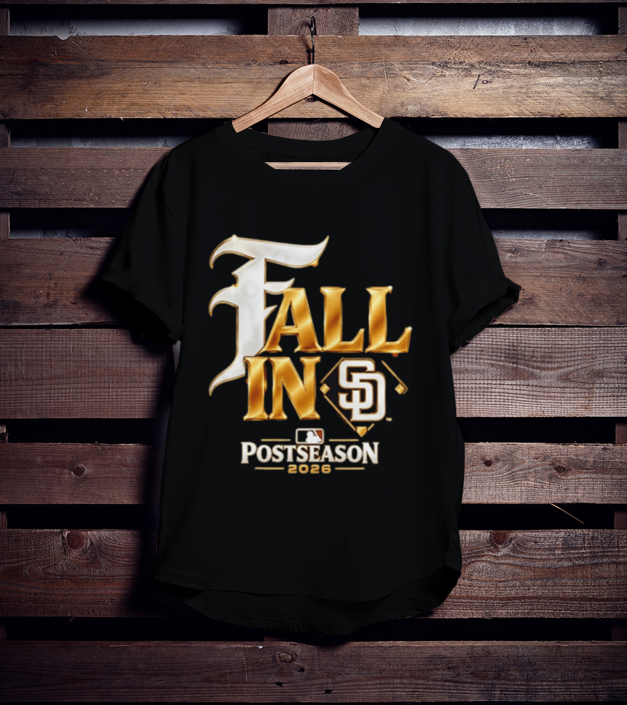 San Diego Padres Fall In SD Postseason 2026 MLB T-Shirt