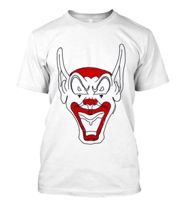 Asspizza Goblin Clown Earred Mask Red Black T-Shirt