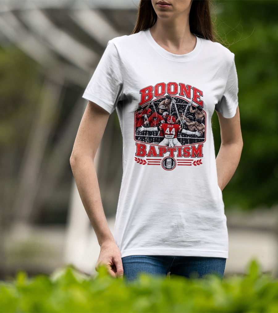 Oklahoma State Cowboys Boone Baptism Kolb 44 Football Celebration Team Spirit T-Shirt