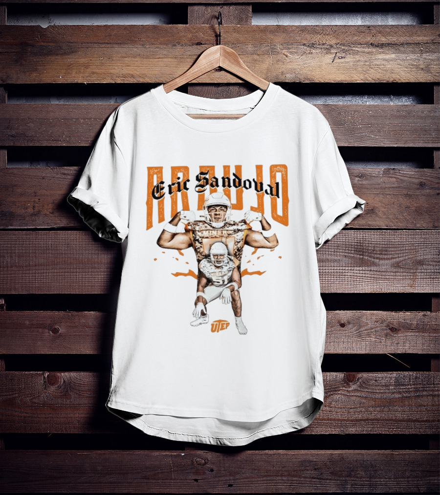 NCAA Football UTEP Eric Sandoval Araujo Collage T-Shirt
