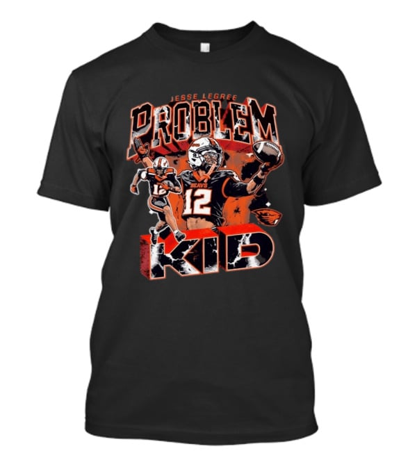Jesse Legree Problem Kid No 12 Beavs Football Oregon State Beavers T-Shirt
