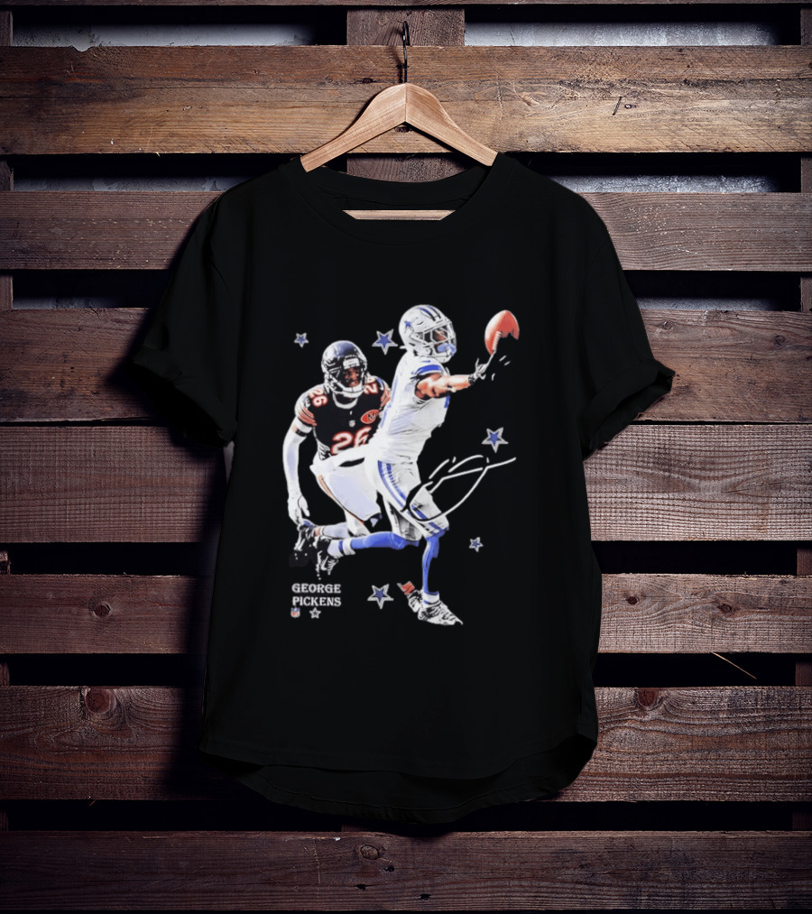 George Pickens NFL Action Dallas Cowboys Vs Chicago Bears Game Highlights T-Shirt