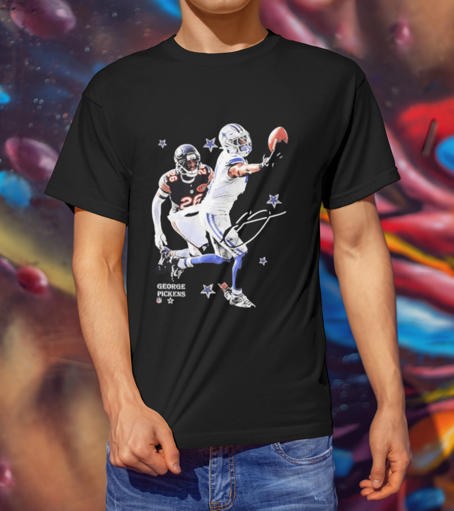 George Pickens NFL Action Dallas Cowboys Vs Chicago Bears Game Highlights T-Shirt
