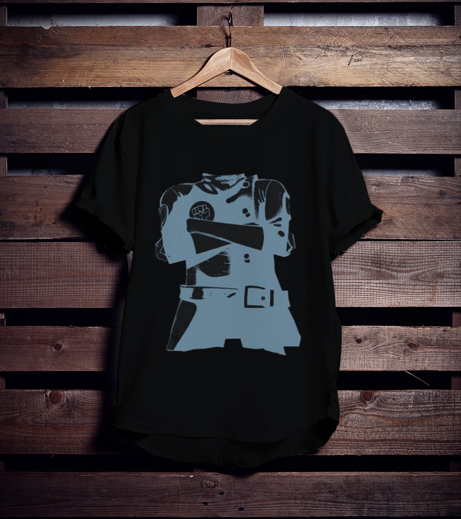 Gorillaz Store Stylo Hood Black Fist T-Shirt